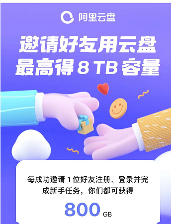 阿里云盘2022年9月7日可用福利码领取