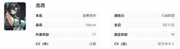 《艾塔纪元》龙昂同步者角色属性介绍