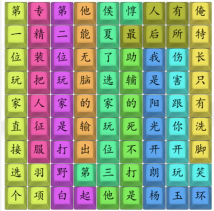 《汉字找茬王》开朗杨玉环怎么过