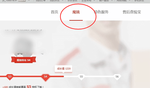 《京东》魔镜等级最新查看方式